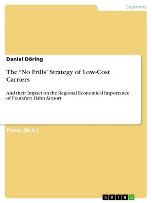 cover image of The "No Frills" Strategy of Low-Cost Carriers